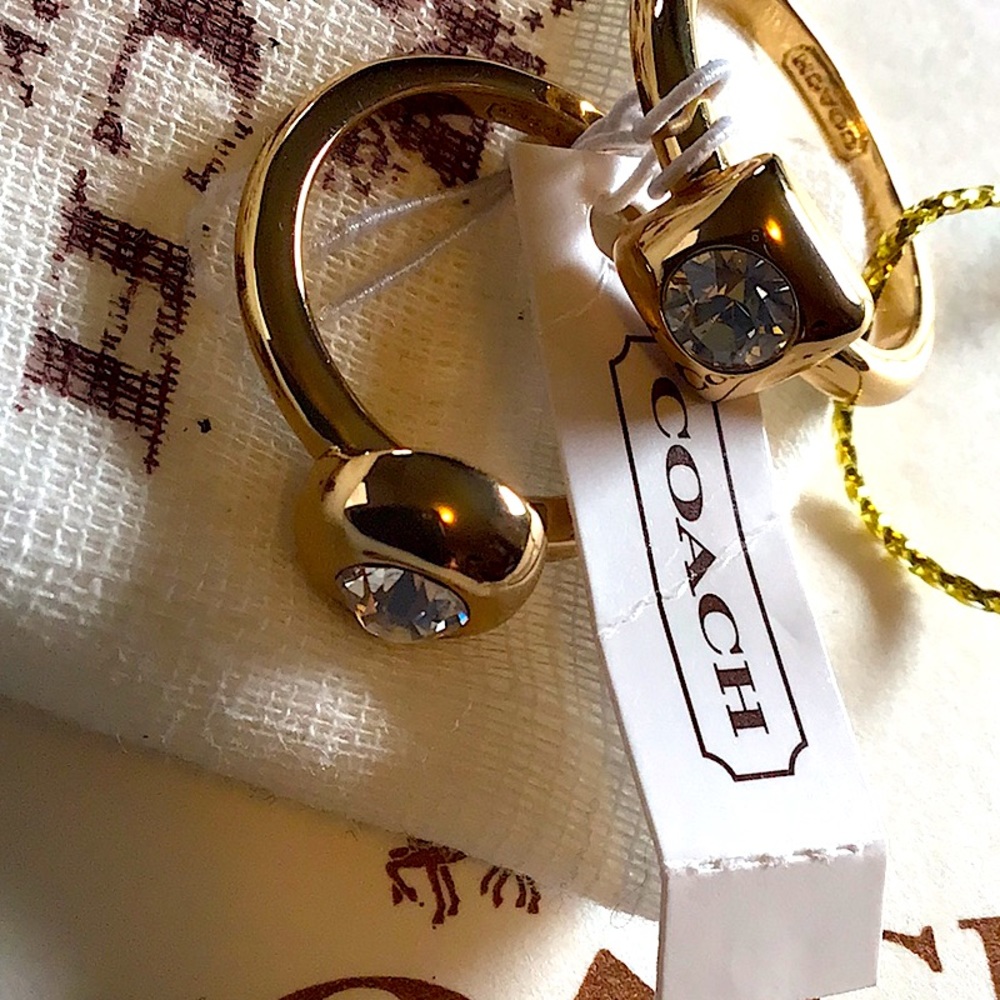 💍COACH STONE RING SET💍💠💝 - Picture 2 of 6